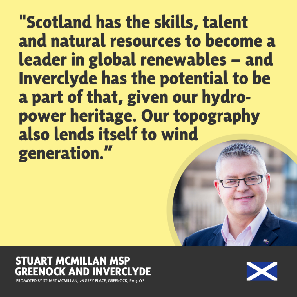 McMillan welcomes Scotland’s record renewable energy output – Stuart ...